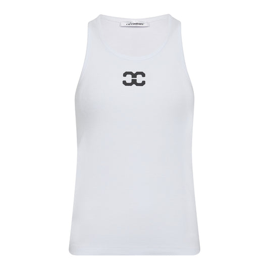 33068 - Sahara cc rib tanktop met logo