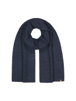 0540 - Wyon scarf - ribgebreide melange sjaal