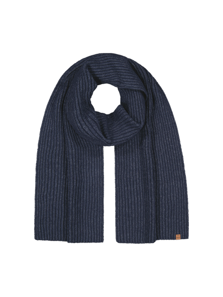 0540 - Wyon scarf - ribgebreide melange sjaal