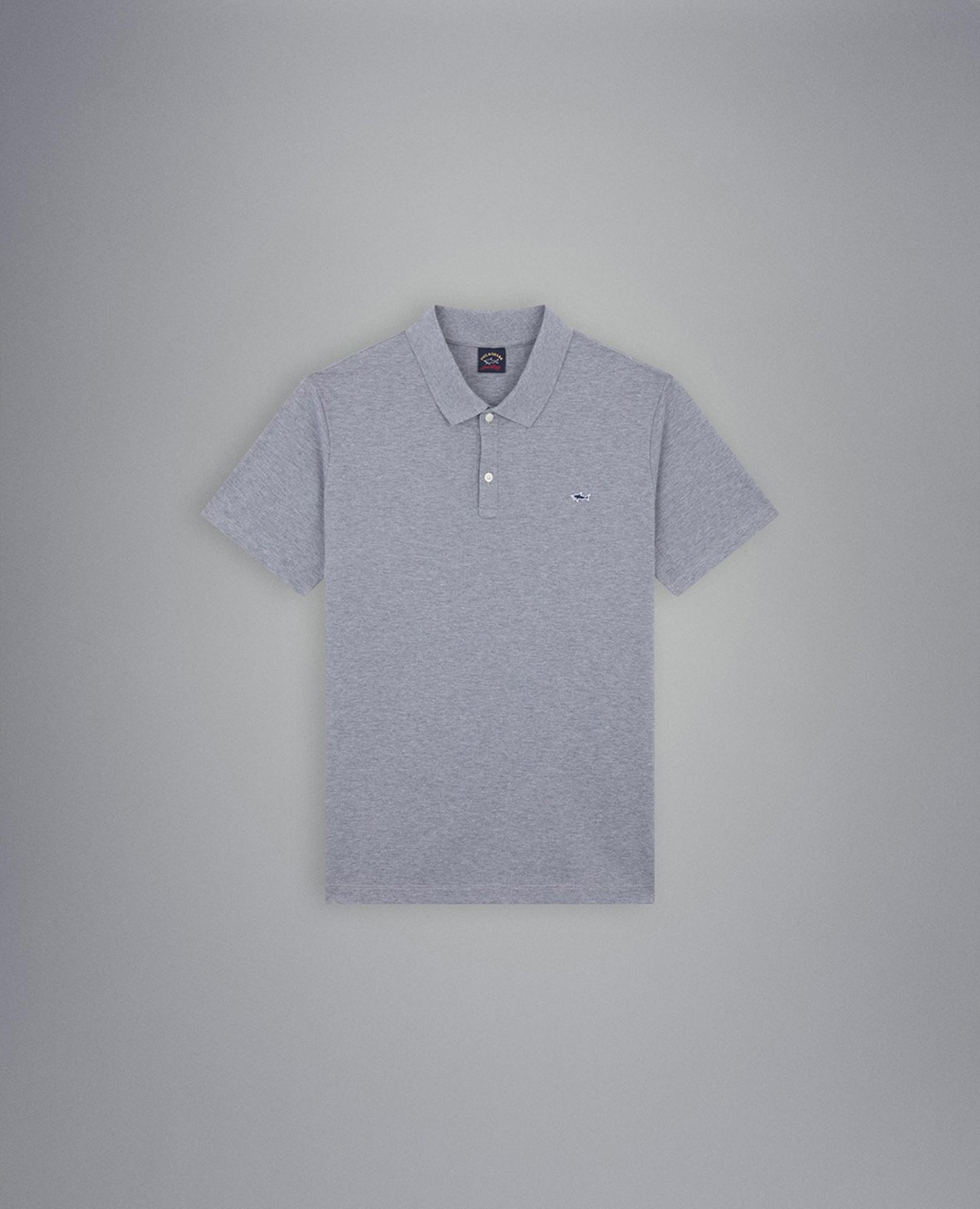 C0P1013 - Pique polo korte mouw met shark logo borduur