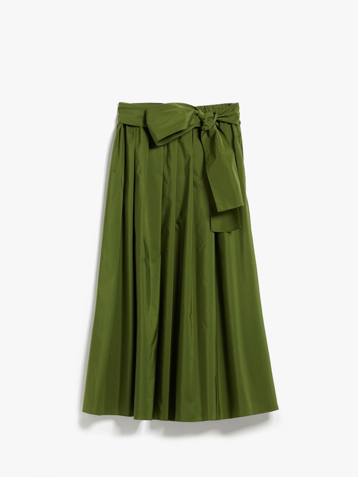 Zarda - Taffeta midi rok met elastische band