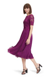 0113 4825 - Zwierige jurk met kanten korte mouw top 118 cm