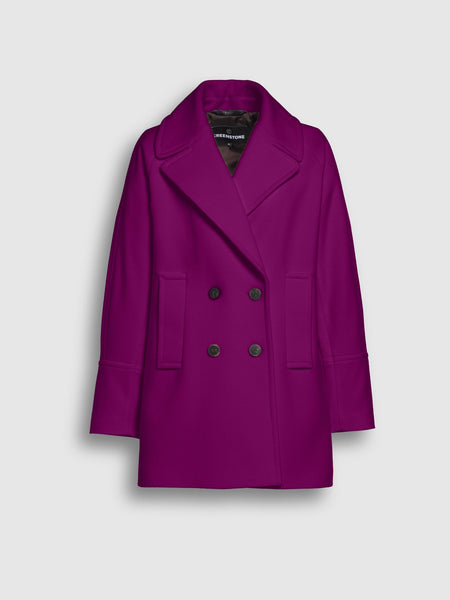 CSN43.30.233 - Wool-cashmere double breasted coat 80cm