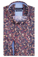 327030 - ButtonDown shirt in een geprinte minidessin