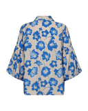 203347 - Fluss -blouse met grote mouw en bloemdessin
