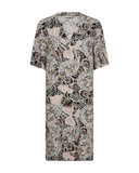 203484 - Suralda viscose print jurk met korte mouw