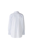86776 - Doorknoop blouse met multistreep dessin