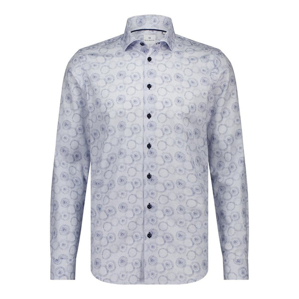 4124.41 - stretch shirt in een allover print