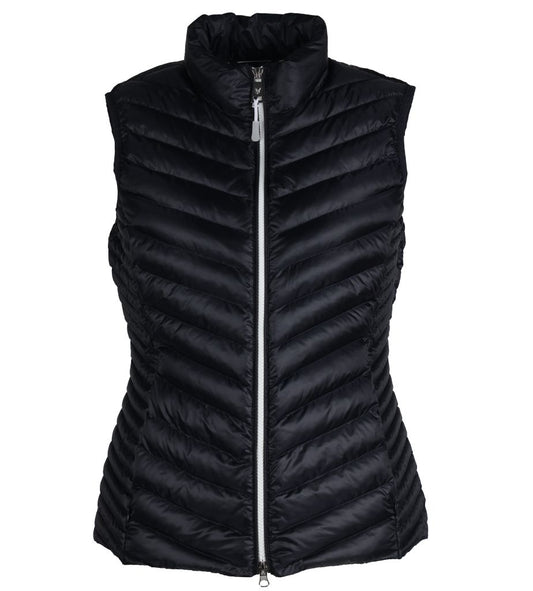 30285 4699 - V gestepte bodywarmer 66cm