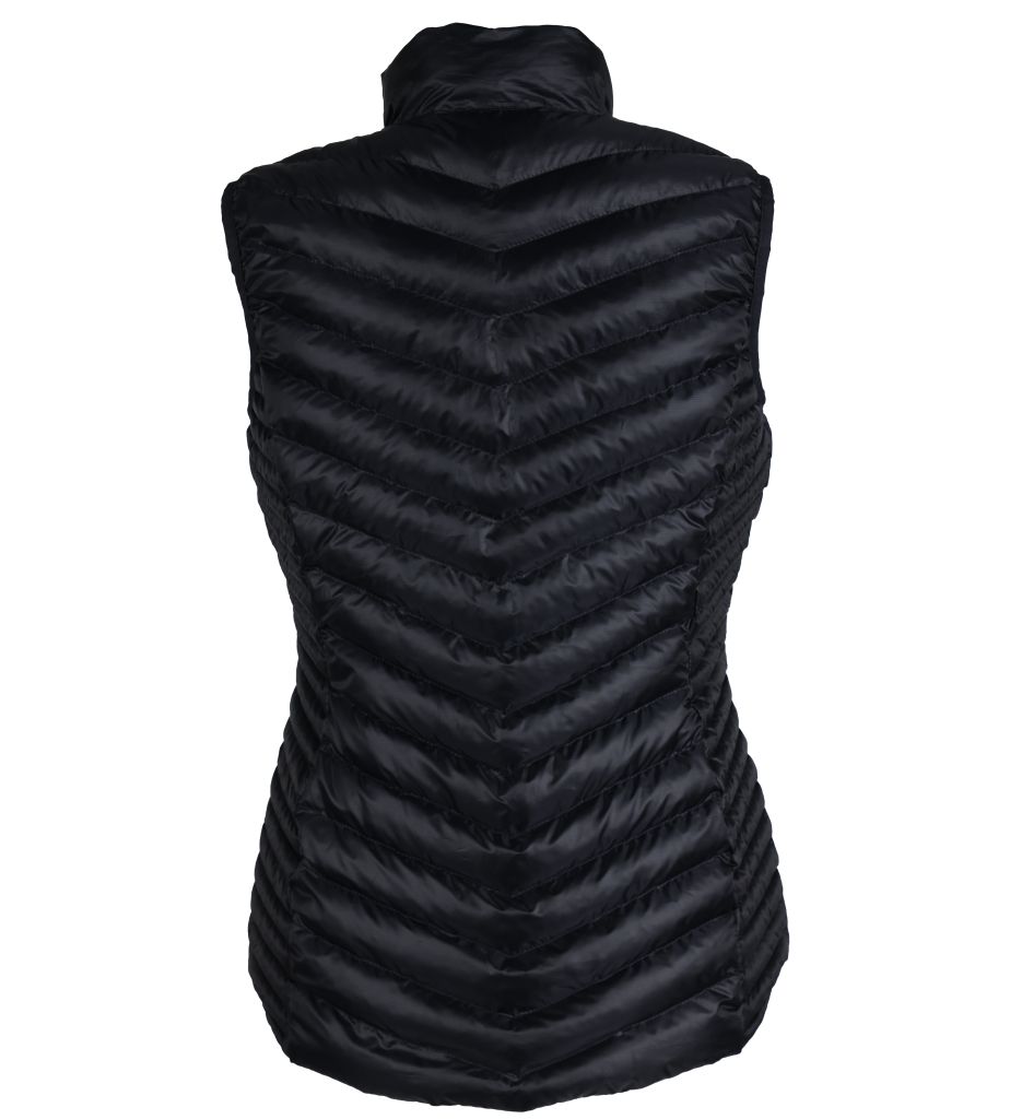 30285 4699 - V gestepte bodywarmer 66cm