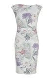 5AG146 - Scuba jurk met bloemdessin