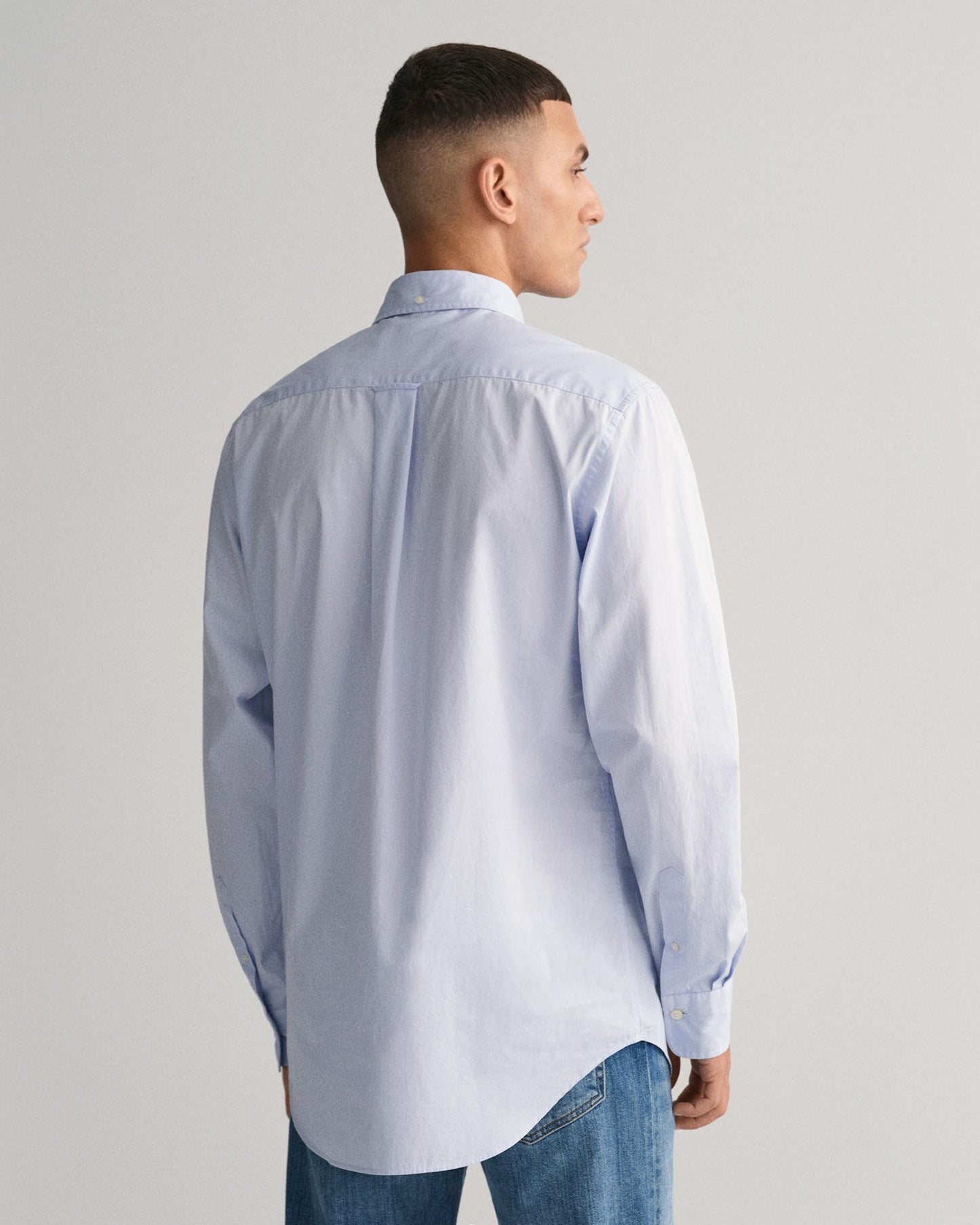 3000100 - poplin shirt in een regualr fit