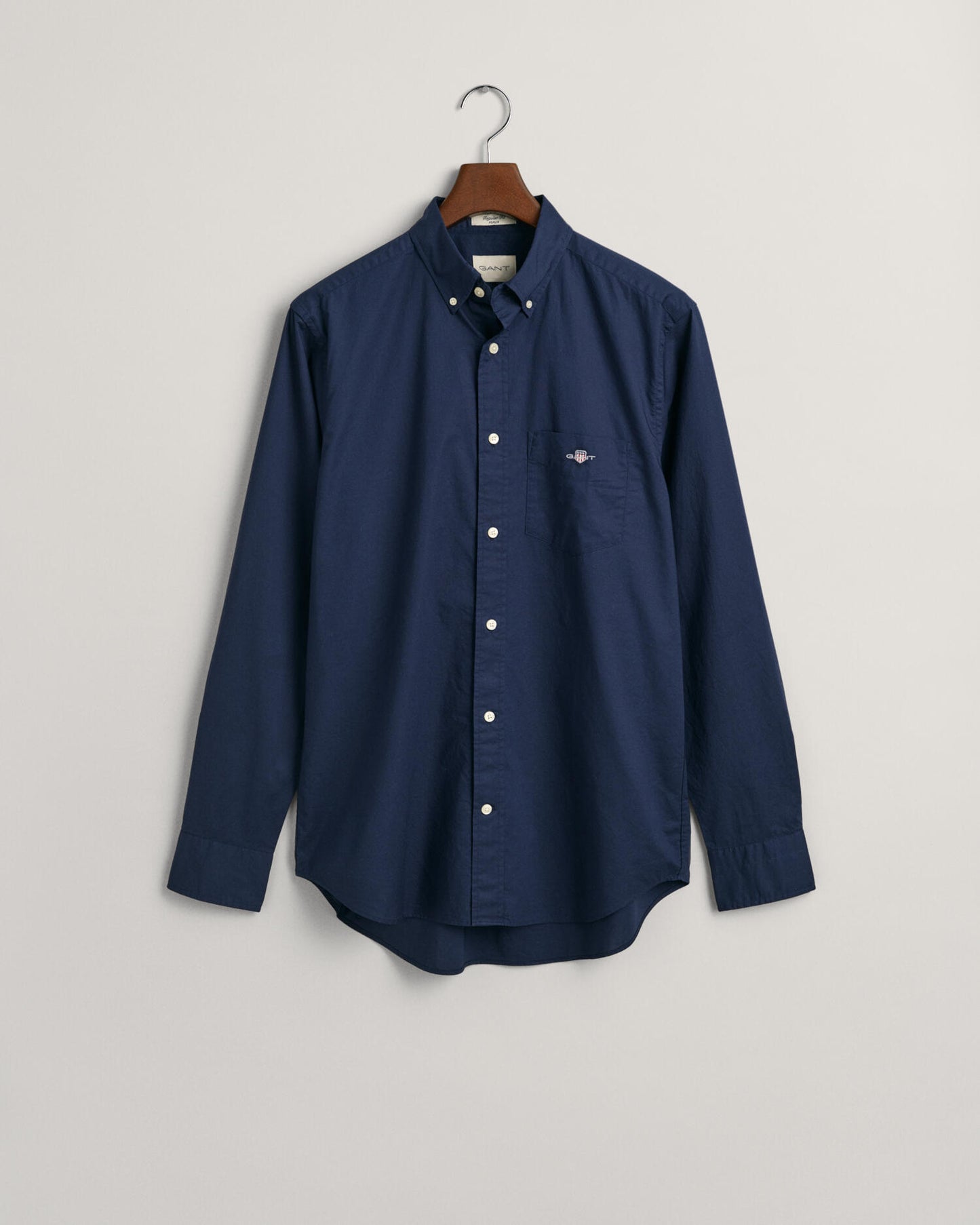 3000100 - poplin shirt in een regualr fit