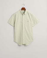 3000121 - korte mouw poplin shirt in gingham ruit