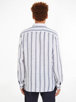 MW0MW34612 - linnen streep shirt
