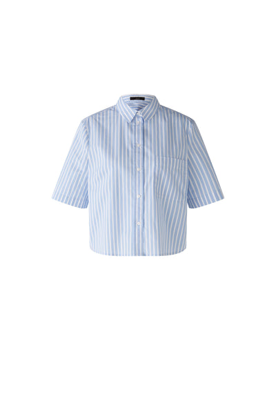 88066 - Cropped blouse met korte mouw