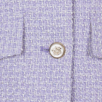 SP24.19007 - Tweed jasje met ruitdessin