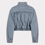 SP24.12002 - Jeans jasje met borduursel