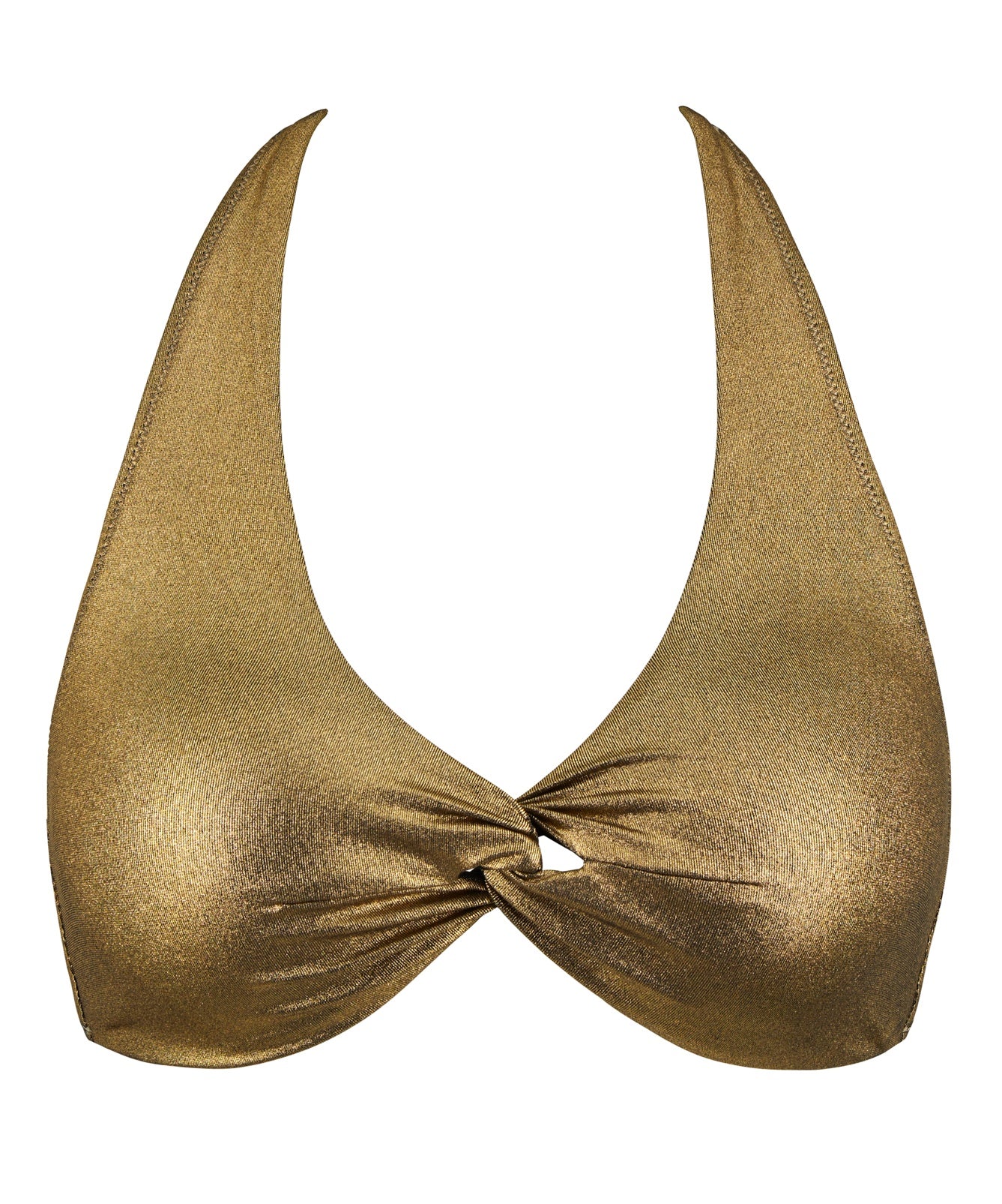 2U10-O - Sunlight glow - triangle bikini top