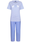 20241-124-2 - Katoenen pyjama streep bloem