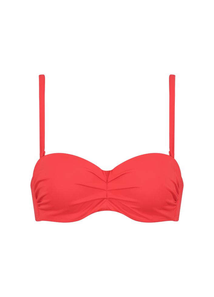 117D Treasure Tea - Treasure Teaberry - strapless bikini top