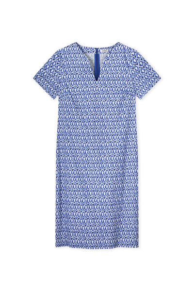 Arlette-s24 - Korte jurk met tie dye dessin