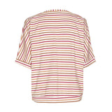 29051-01 - VESKA losvallend shirt met streep dessin
