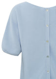 01-000181-404 - Pullover korte mouw met ribstructuur