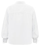 01-201077-404 - Doorknoop blouse met koorddetail