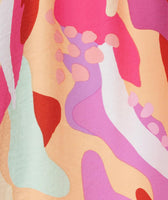 HS24.15201 - Lange rok met split en kleurrijk dessin
