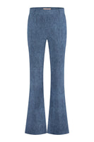 09753 - Flair jeans trousers travel met dessin
