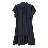 36315 - Tora frill jurk met vlindermouw