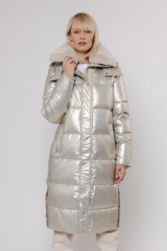 Heart.7002412 - Lange metallic step coat