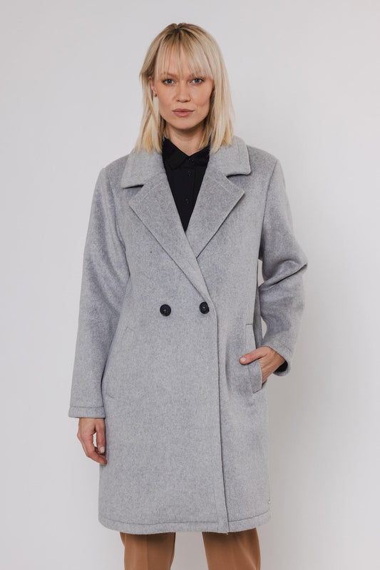 Bonne.7002411 - Double breasted wollook coat