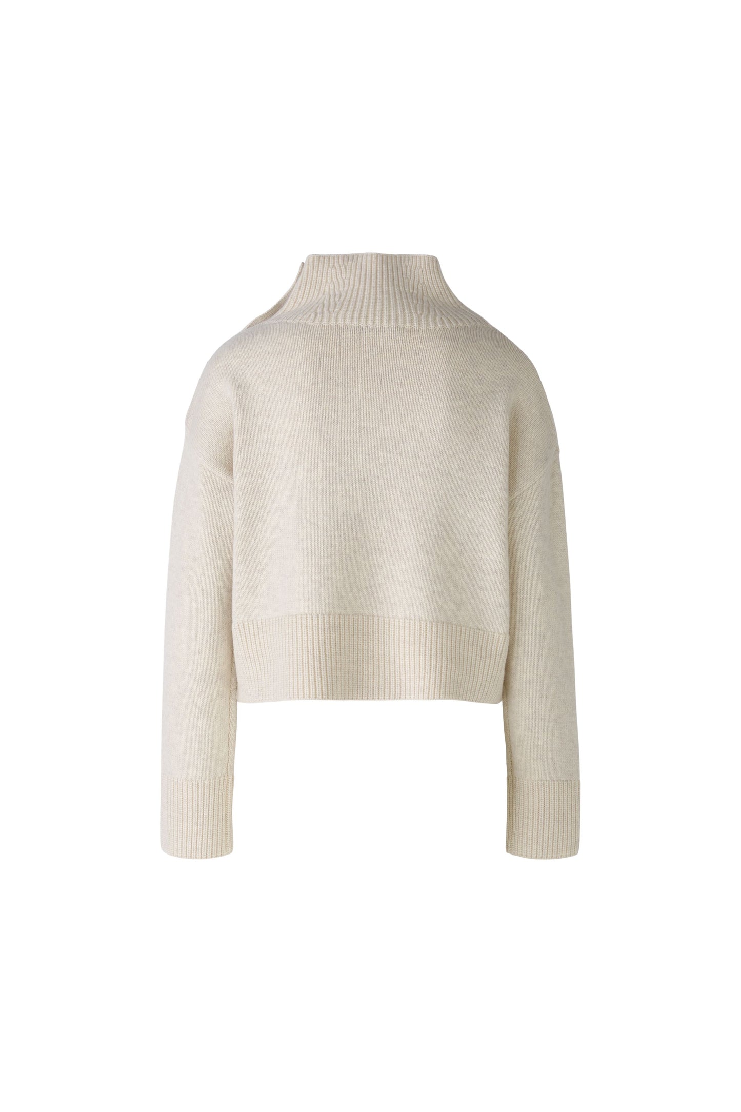 89178 - Wolmix pullover met knopen op schouder