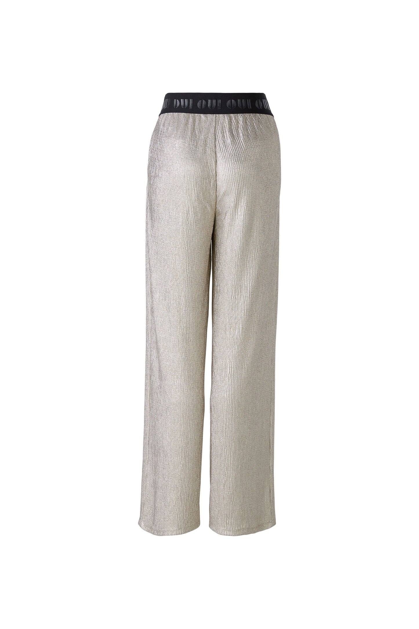 88770 - Soepele metallic pantalon