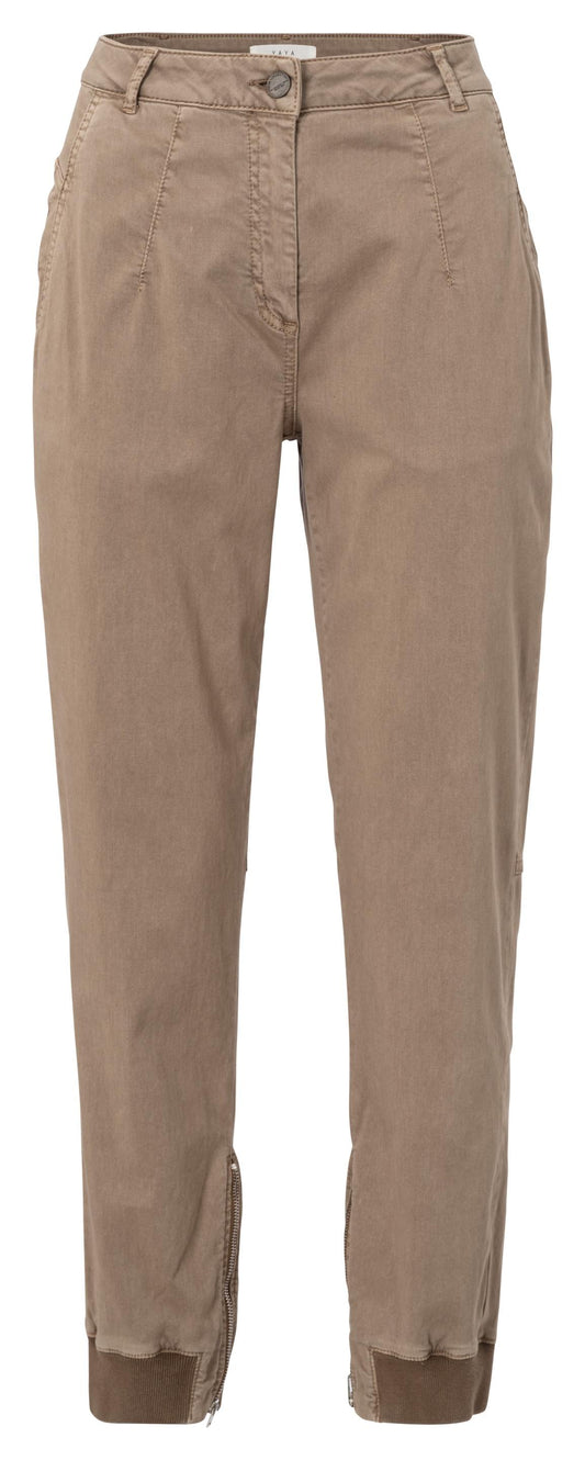 01-301085-408 - Katoenen pantalon met cuffs