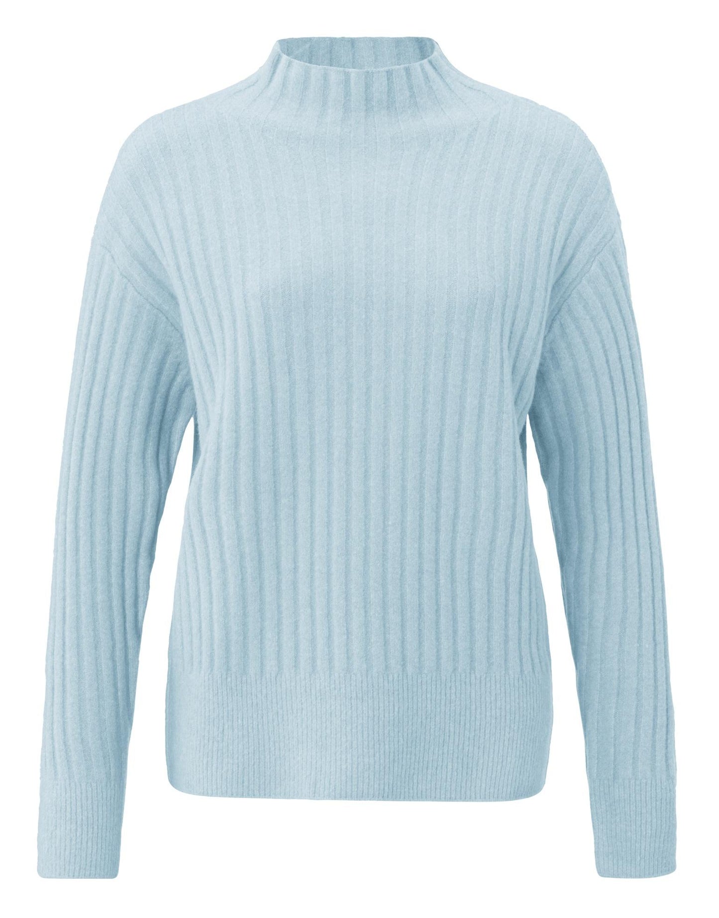 01-000122-409 - Ribgebreide pullover met turtlehals