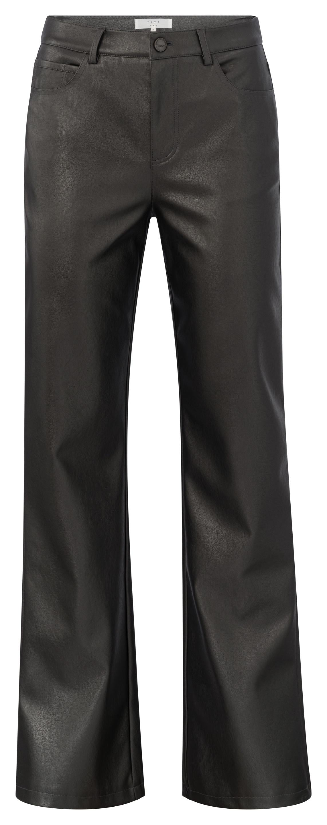 01-309163-409 - Metallic faux leather pantalon