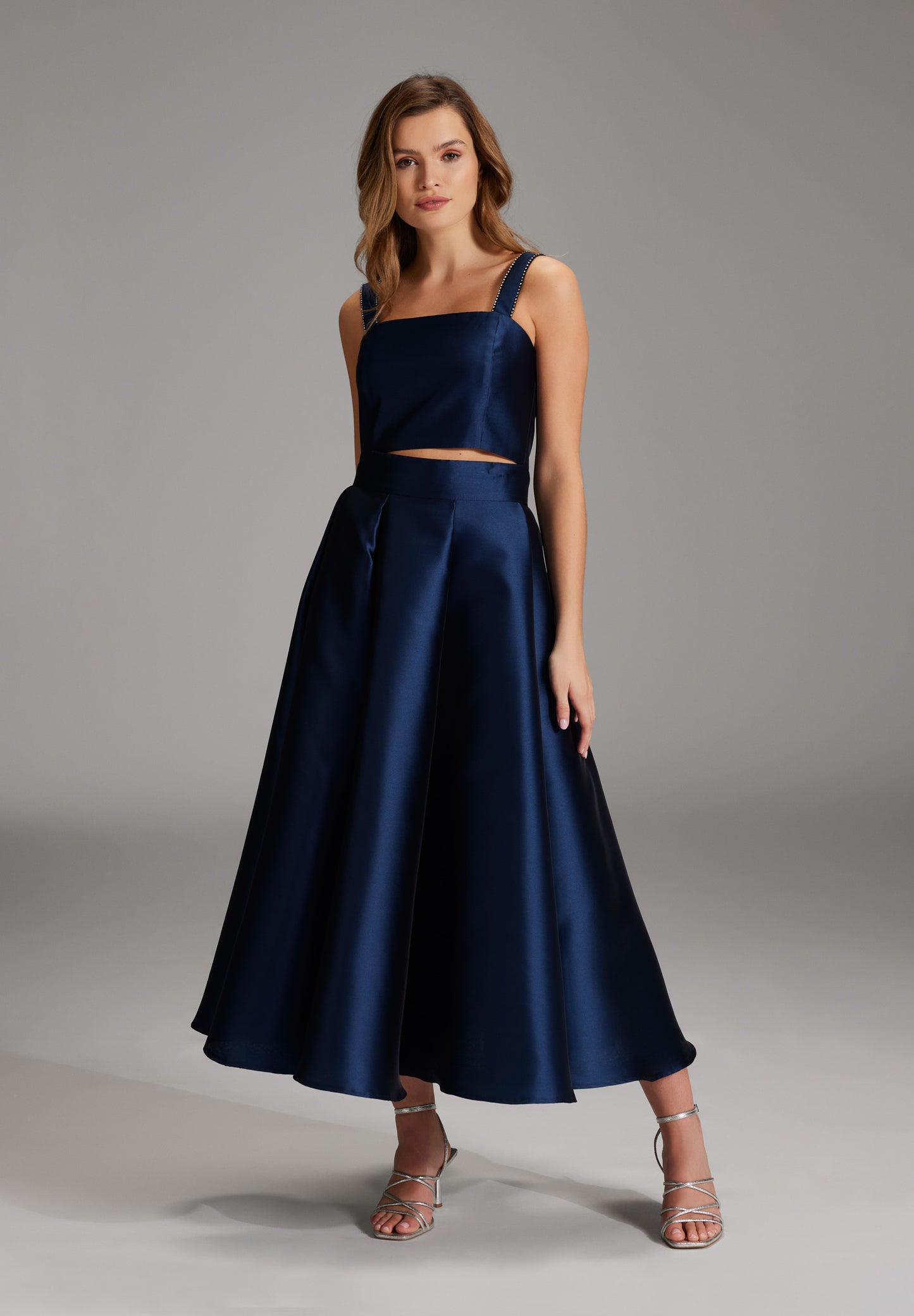 2AH006 - New look midi rok met plooien