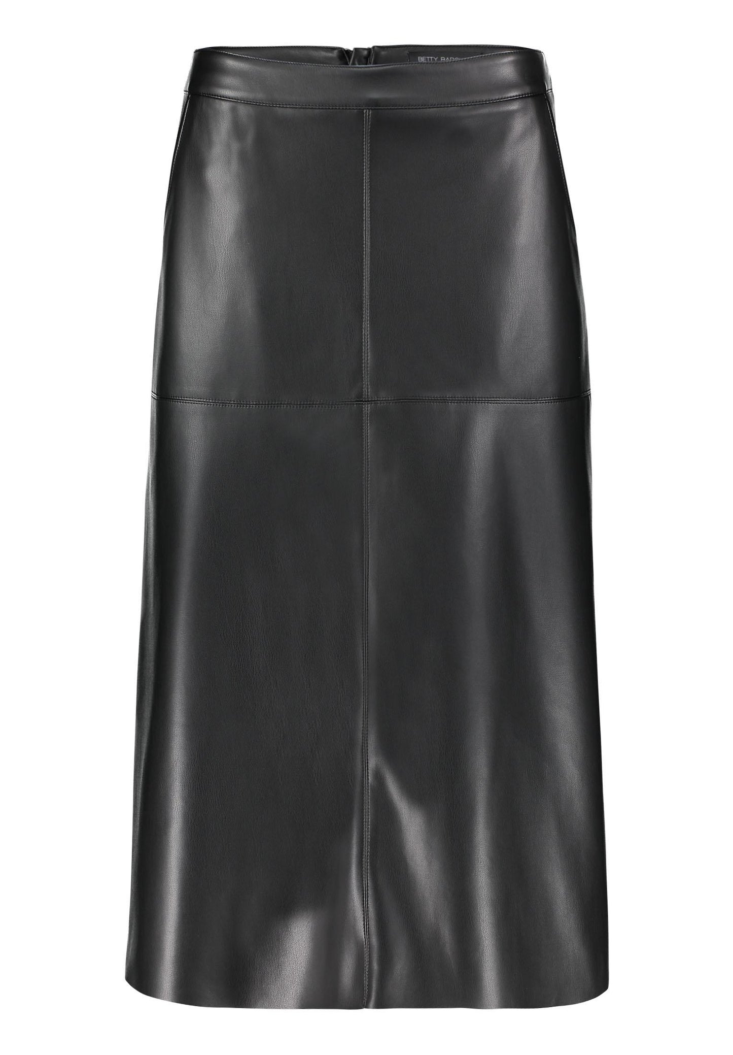 9379 2738 - Faux leather midi rok