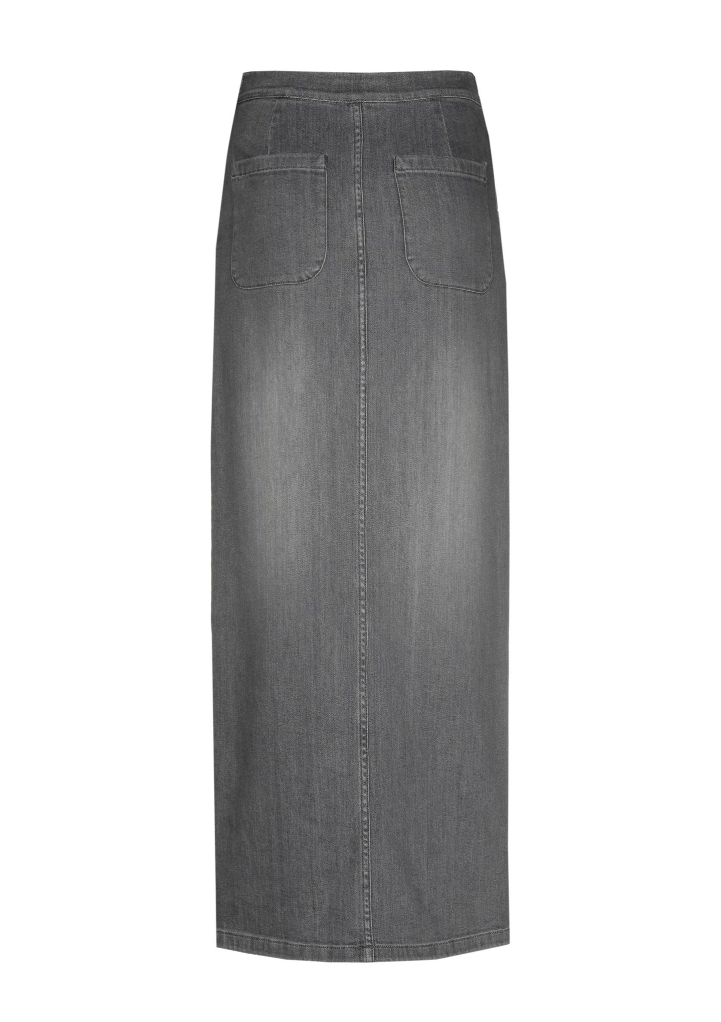 4758 - Rechte midi denim rok