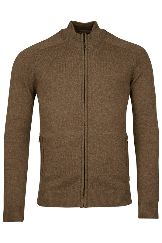 420096 - Cardigan Zip  10gg, single knit