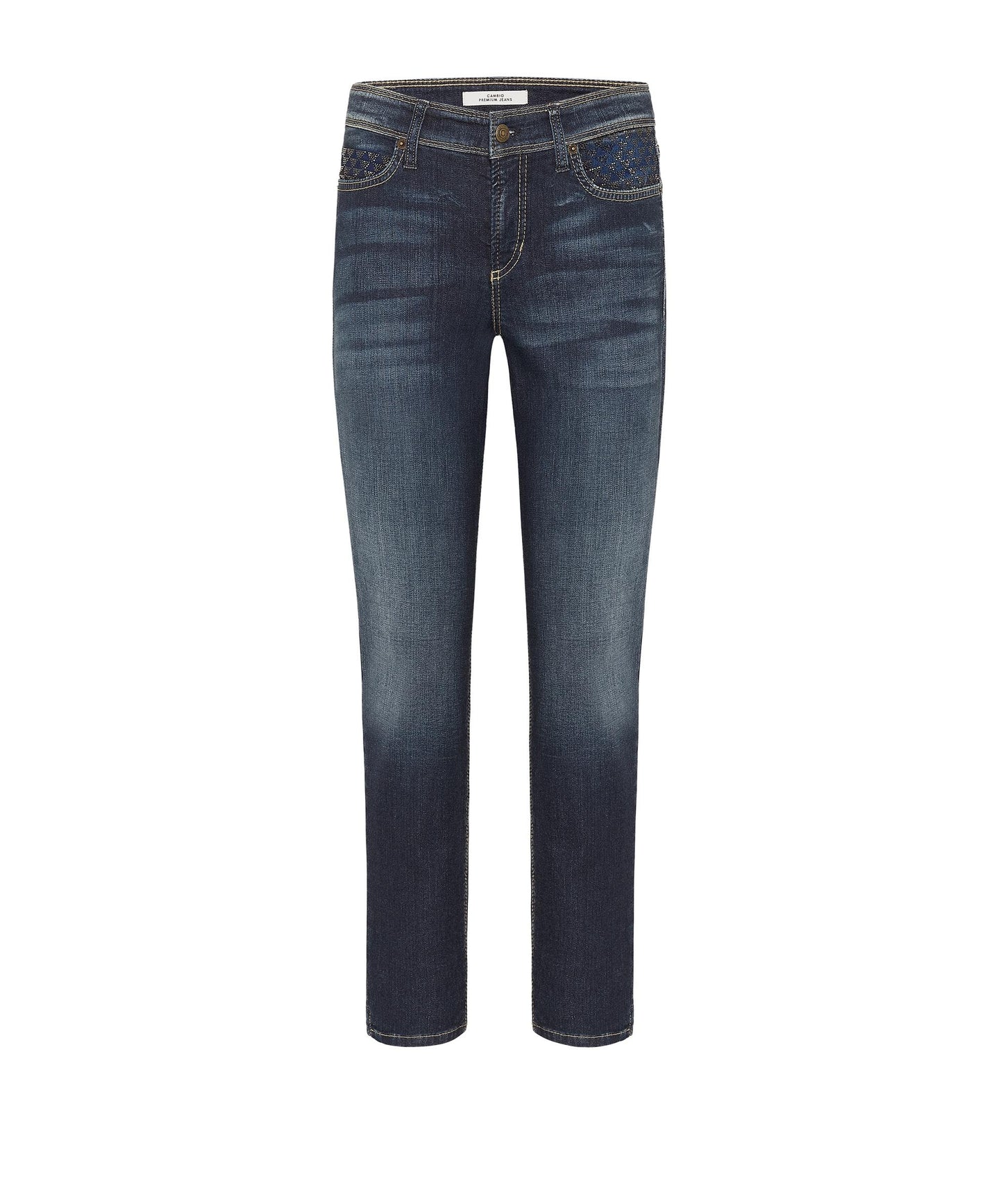 9182 0083-29 L27 - Piper strass jeans met detail in zak