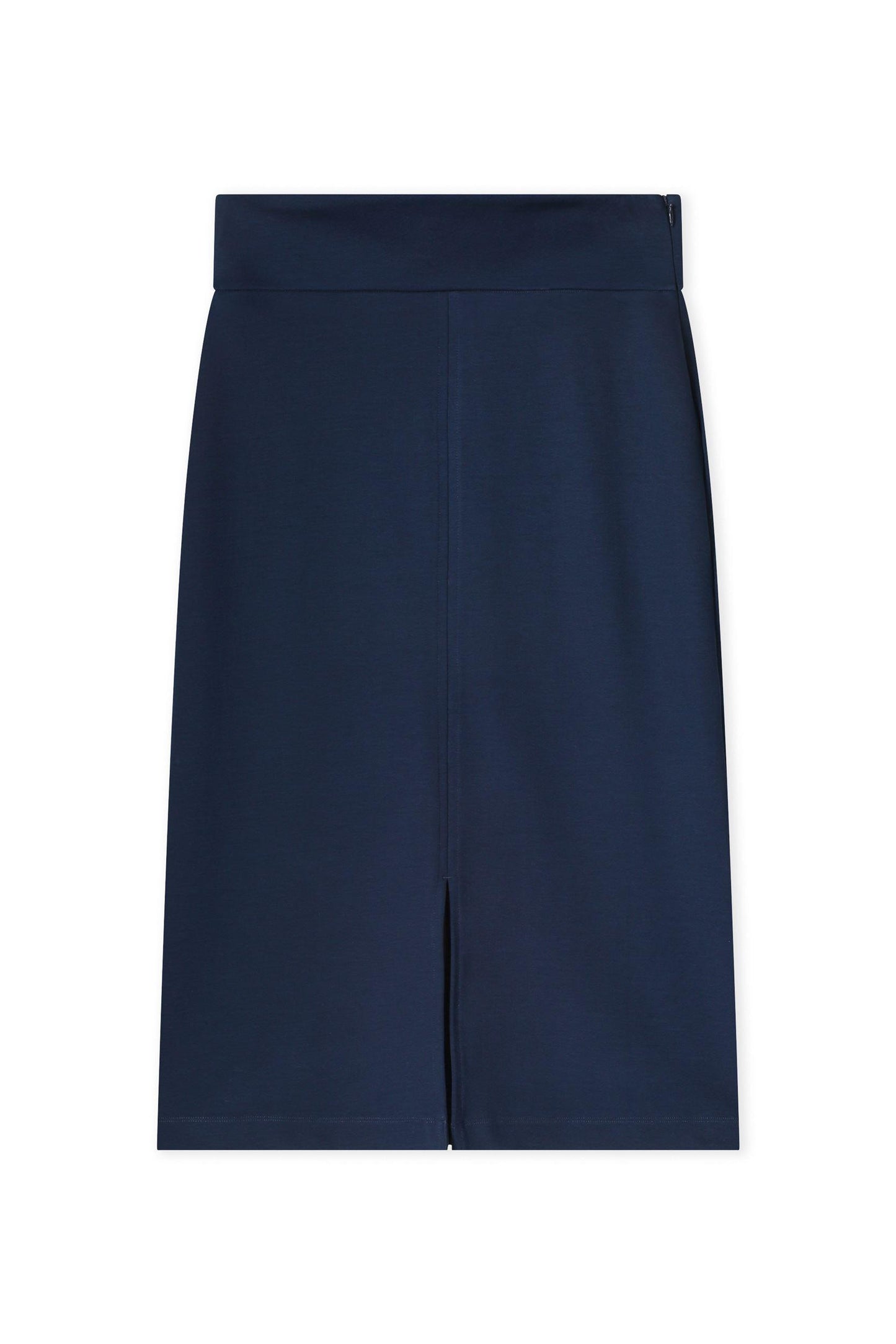 New Bowien-w24 - Jersey midi rok met split voor