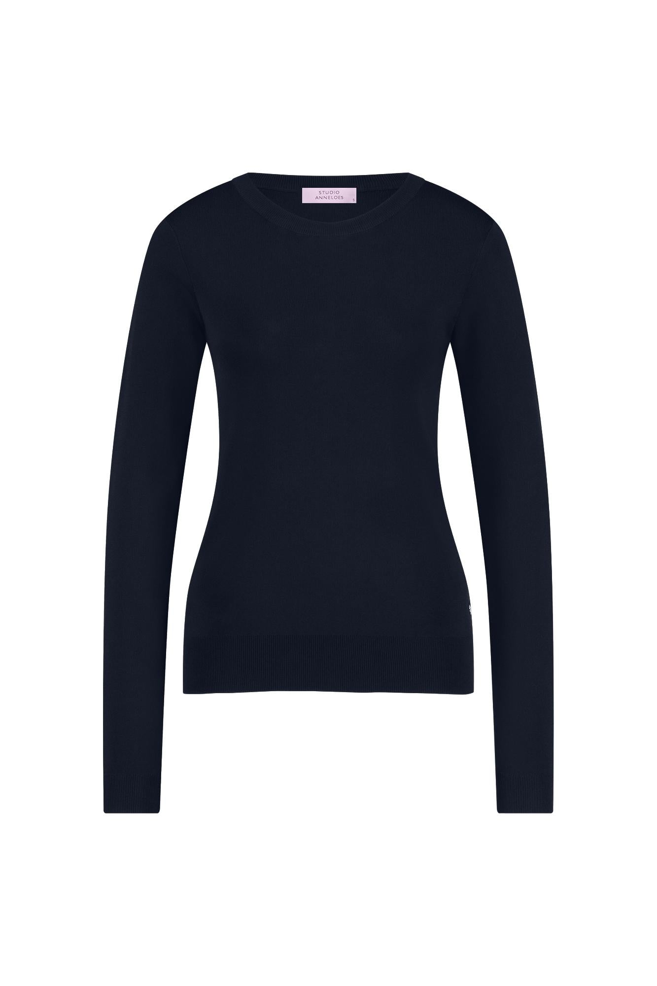 91520 - Lana pullover ronde hals van harde viscose