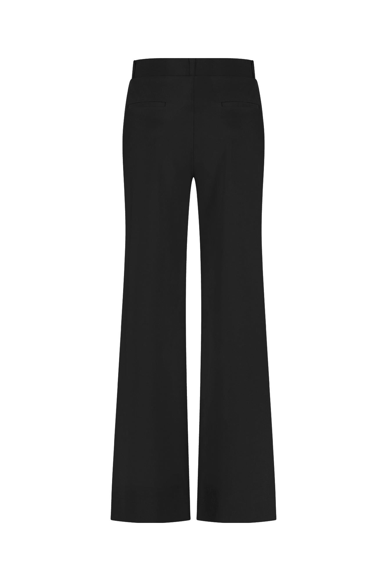 94801 - Lexie bonded trousers super wide leg met riemlusje