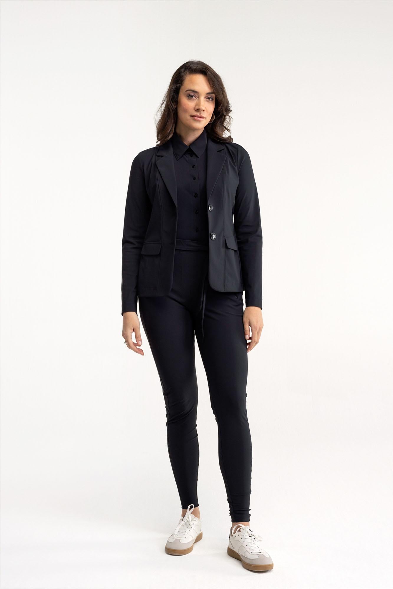 94811 - Bright bonded aansluitende blazer