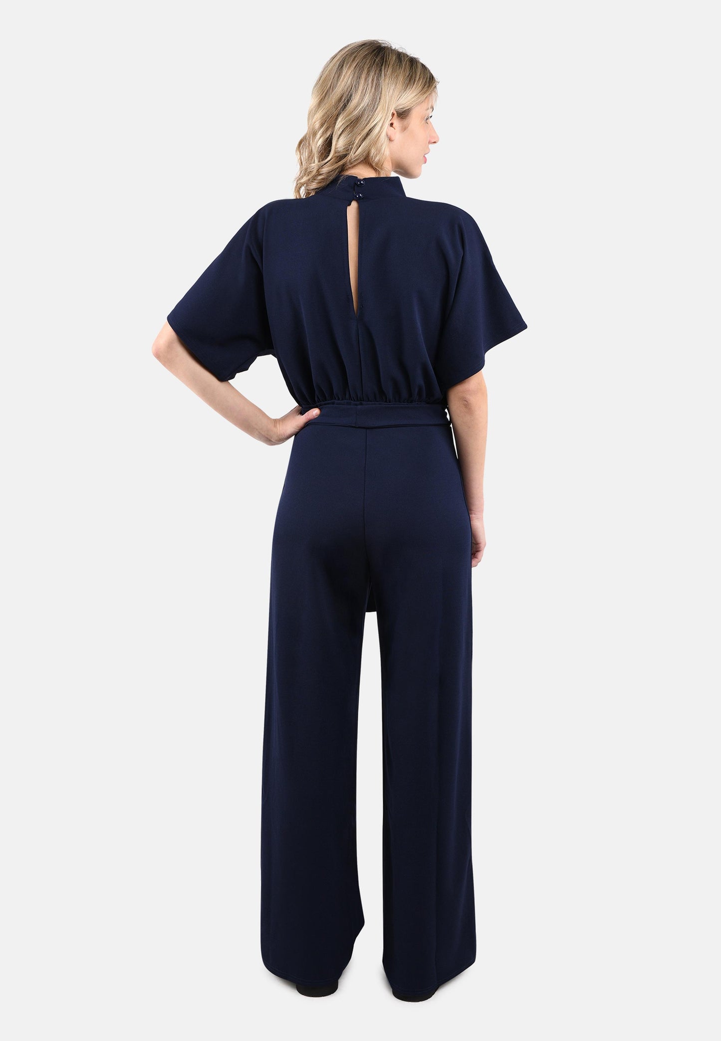 11840 - Girl jumpsuit met korte mouw